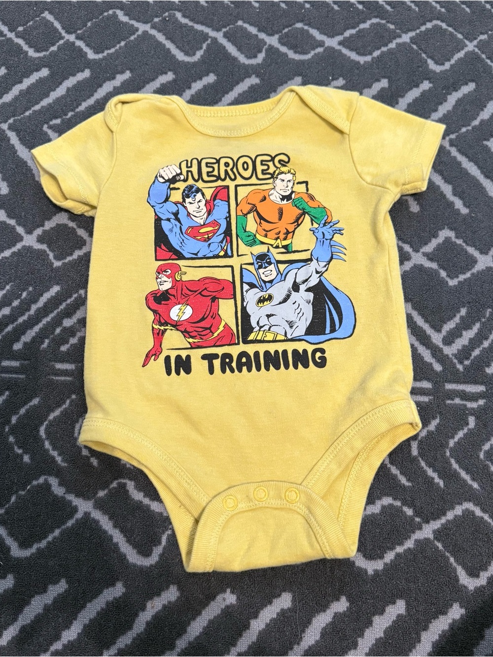 Baby boy marvel superhero onesie